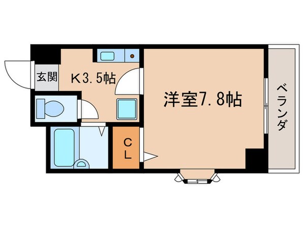 ロイヤルピジョン八田の物件間取画像